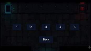 Level selection screen showcasing the five available stages